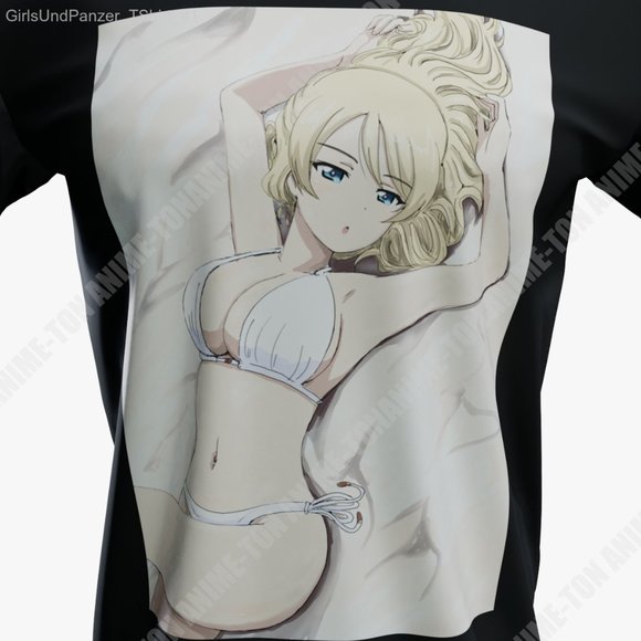 Girls und Panzer Darjeeling Black TShirt - Picture 1 of 3